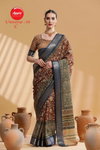 Universe 36 By Apple Cotton Blend Printed Sarees Wholesale Clothing Suppliers In India
